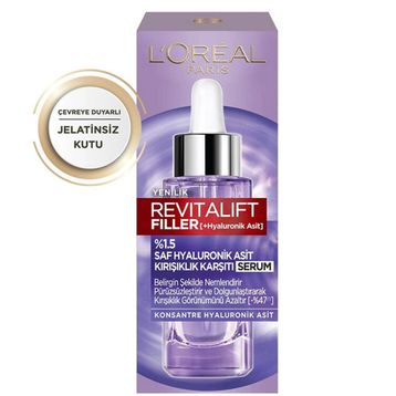 Loreal Paris Revitalift Filler 30 ml %1.5 Saf Hyaluronik Asit Kırışıklık Karşıtı Serum