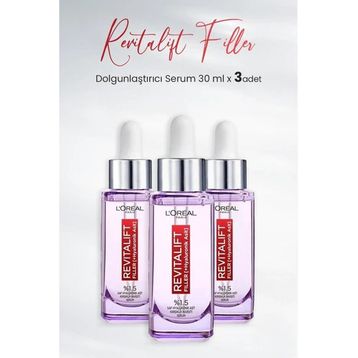 Loreal Paris Revitalift Filler 3x30 ml Dolgunlaştırıcı Serum