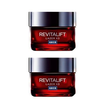 Loreal Paris Revitalift Laser X3 2x50 ml Gece Kremi