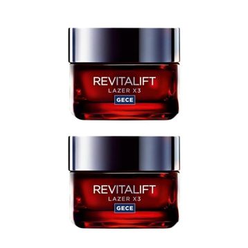 Loreal Paris Revitalift Laser X3 2x50 ml Gece Kremi