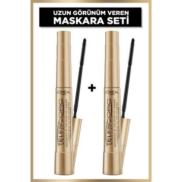 Loreal Paris Telescopic Gold Black 2'li Maskara