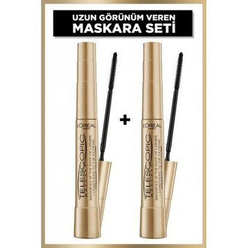Loreal Paris Telescopic Gold Black 2'li Maskara
