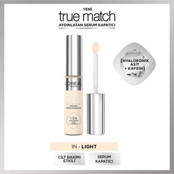 Loreal Paris True Match 1N Light Aydınlatan Serum Kapatıcı