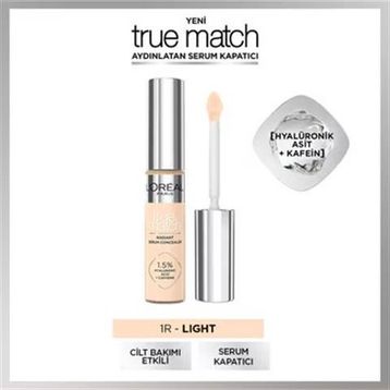 Loreal Paris True Match 1R Aydınlatan Serum Kapatıcı