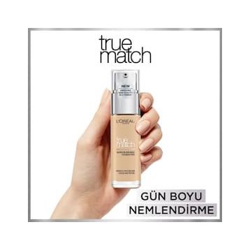 Loreal Paris True Match Foundation 1R1C Rose Ivory 30 ml Tüm Ciltler İçin Nemlendirme Etkili Fondöten