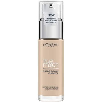 Loreal Paris True Match Foundation 1R1C Rose Ivory 30 ml Tüm Ciltler İçin Nemlendirme Etkili Fondöten