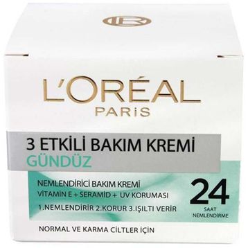 Loreal Paris Üç Etkili 50 ml Gece Bakım Kremi