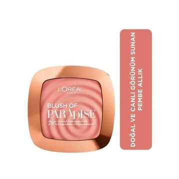 Loreal Paris Wake Up and Glow Blush 03 Melon Dollar Baby Kadın Pembe Allık