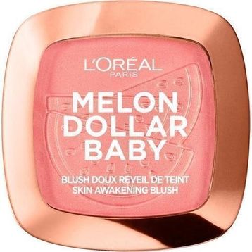 Loreal Paris Wake Up and Glow Blush 03 Melon Dollar Baby Kadın Pembe Allık