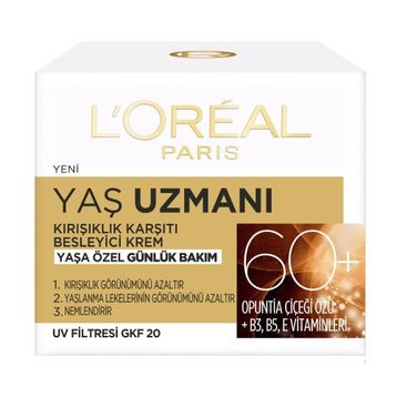 Loreal Paris Yaş Uzmanı 60 + 50 ml Kırışıklık Karşıtı Sıkılaştırıcı Krem