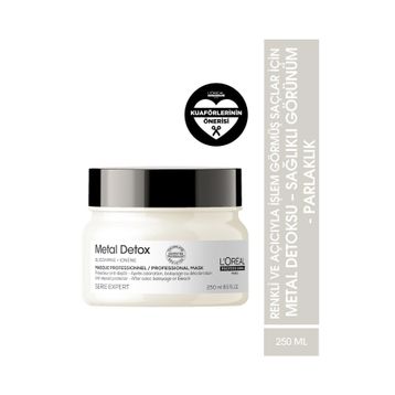 L'Oreal Professionnel 250 ml Renkli ve Açıcı İle İşlem Görmüş Saçlar İçin Metal Karşıtı Maske