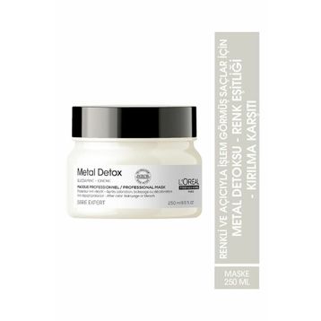 L'Oreal Professionnel 250 ml Renkli ve Açıcı İle İşlem Görmüş Saçlar İçin Metal Karşıtı Maske
