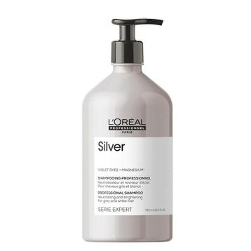 L'Oreal Professionnel 750 ml Çok Açık Sarı Gri ve Beyaz Saçlar İçin Renk Dengeleyici Mor Şampuanı
