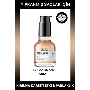 L'Oreal Professionnel Serie Expert Metal Detox Oil Elektriklenen Saçlar İçin 50 ml Bakım Yağı