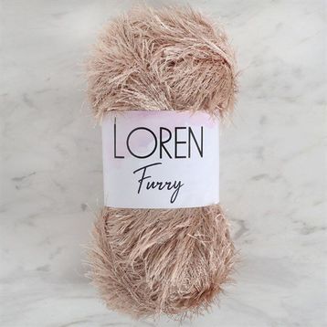 Loren 34060 RF053 Furry Bej El Örgü İpi