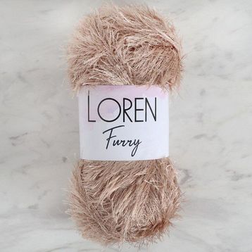 Loren 34060 RF053 Furry Bej El Örgü İpi