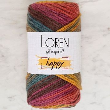Loren 34295 RH010 Happy Ebruli El Örgü İpi