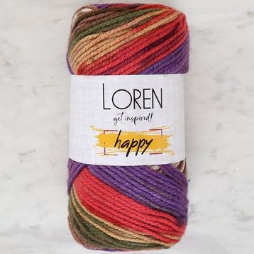 Loren 34299 RH014 Happy Ebruli El Örgü İpi