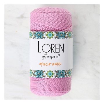 Loren 34332 RM074 Macrame Pembe El Örgü İpi