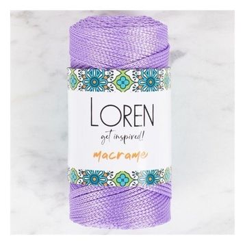 Loren 34336 RM0130 Macrame Lila El Örgü İpi
