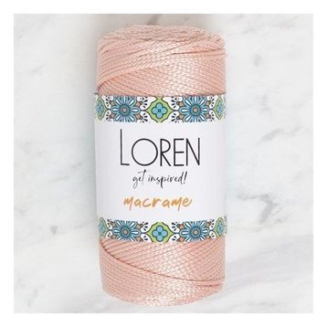 Loren 34342 RM070 Macrame Açık Yavruağzı El Örgü İpi