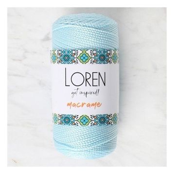 Loren 34354 RM0221 Macrame Bebe Mavi El Örgü İpi