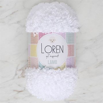 Loren 34418 R001 Lamb Beyaz El Örgü İpi