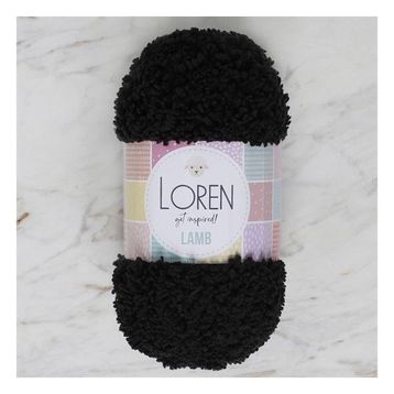 Loren 34423 R004 Lamb Siyah El Örgü İpi