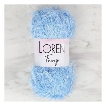 Loren Furry RF007 Bebe Mavisi El Örgü İpi