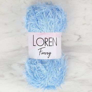 Loren Furry RF007 Bebe Mavisi El Örgü İpi