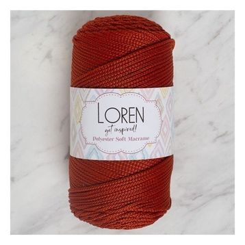 Loren LM012 34431 Polyester Soft Macrame Tarçın El Örgü İpi