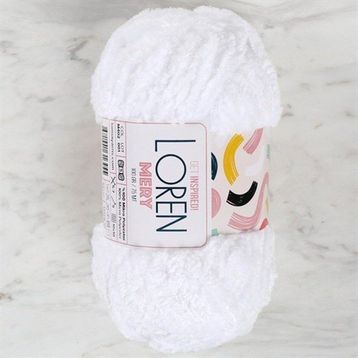 Loren M402 34310 Mery Beyaz El Örgü İpi