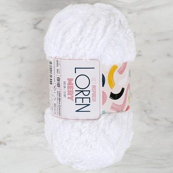 Loren M402 34310 Mery Beyaz El Örgü İpi