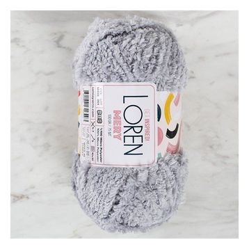 Loren M406 34313 Mery Açık Gri El Örgü İpi