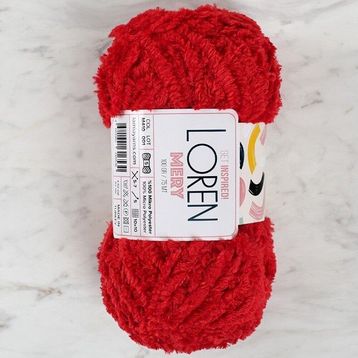 Loren M410 34316 Mery Kırmızı El Örgü İpi