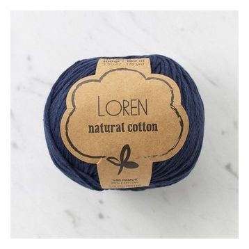 Loren Natural Cotton 33900 R005 Lacivert El Örgü İpi