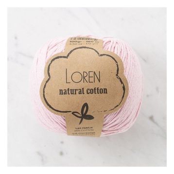 Loren Natural Cotton 33910 R094 Pembe El Örgü İpi