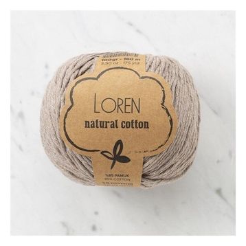 Loren Natural Cotton 33924 R085 Vizon El Örgü İpi