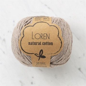 Loren Natural Cotton 33924 R085 Vizon El Örgü İpi