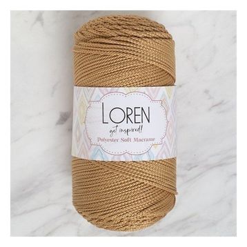 Loren Polyester Soft Macrame 34437 LM031 Bej El Örgü İpi