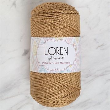 Loren Polyester Soft Macrame 34437 LM031 Bej El Örgü İpi