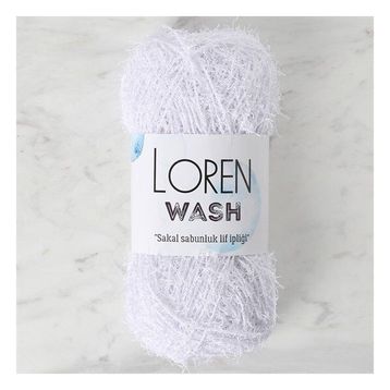 Loren R001 34262 Wash Optik Beyaz El Örgü İpi