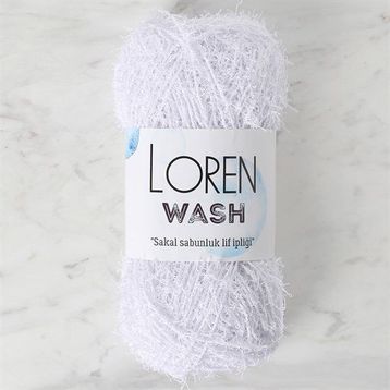 Loren R001 34262 Wash Optik Beyaz El Örgü İpi