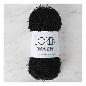 Loren R004 34041 Wash Siyah El Örgü İpi