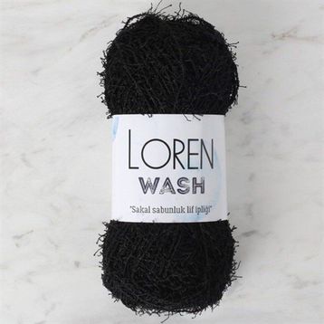 Loren R004 34041 Wash Siyah El Örgü İpi