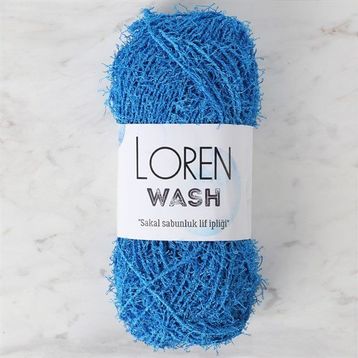 Loren R024 34016 Wash Koyu Mavi El Örgü İpi