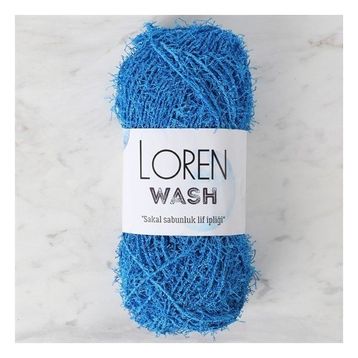 Loren R024 34016 Wash Koyu Mavi El Örgü İpi