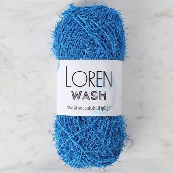 Loren R024 34016 Wash Koyu Mavi El Örgü İpi