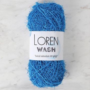 Loren R024 34016 Wash Koyu Mavi El Örgü İpi