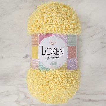 Loren R031 Lamb Sarı El Örgü İpi